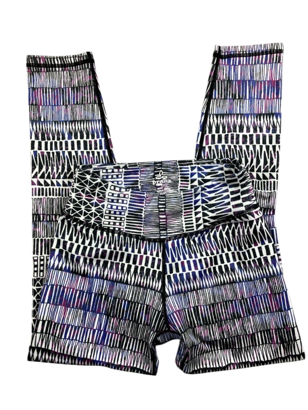 Prana Roxanne Cropped Leggings Women's XS Geometric Tribal Pattern Workout Gym